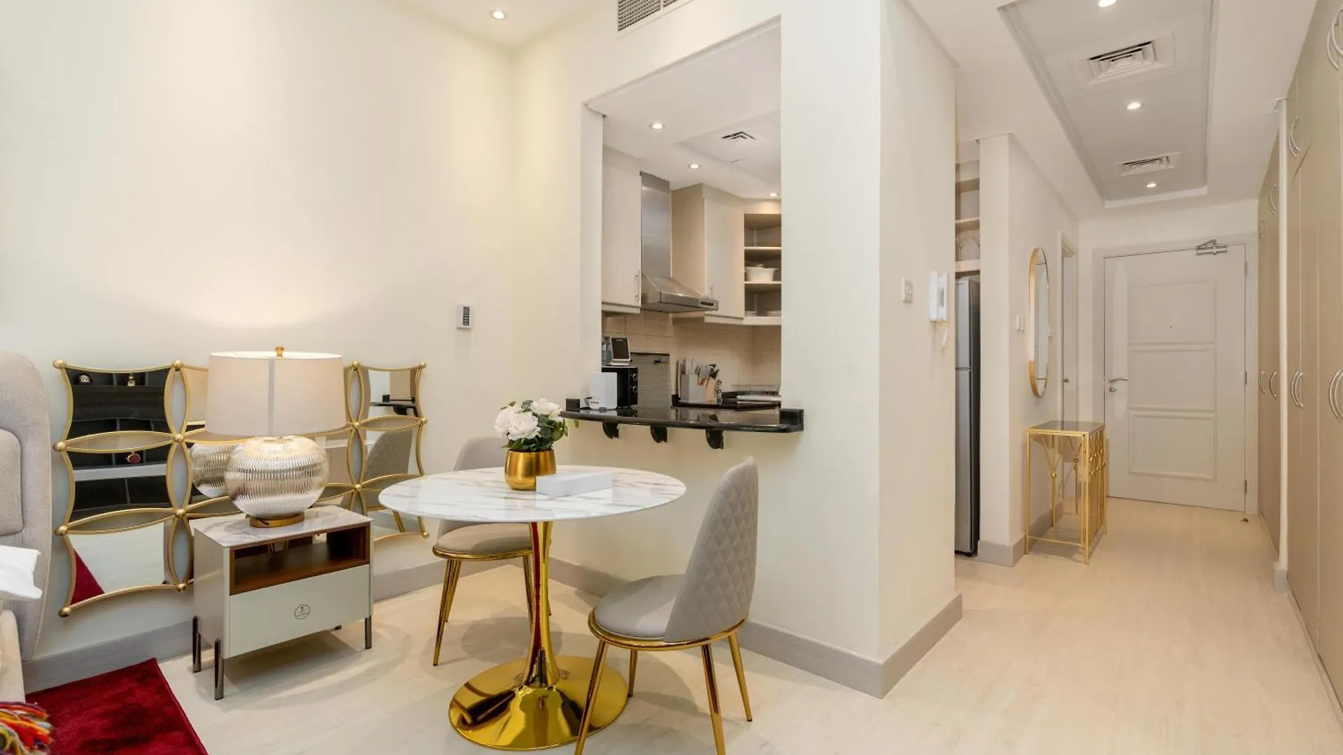 White Sage Incredible Studio Next To Metro Dubai Apartment